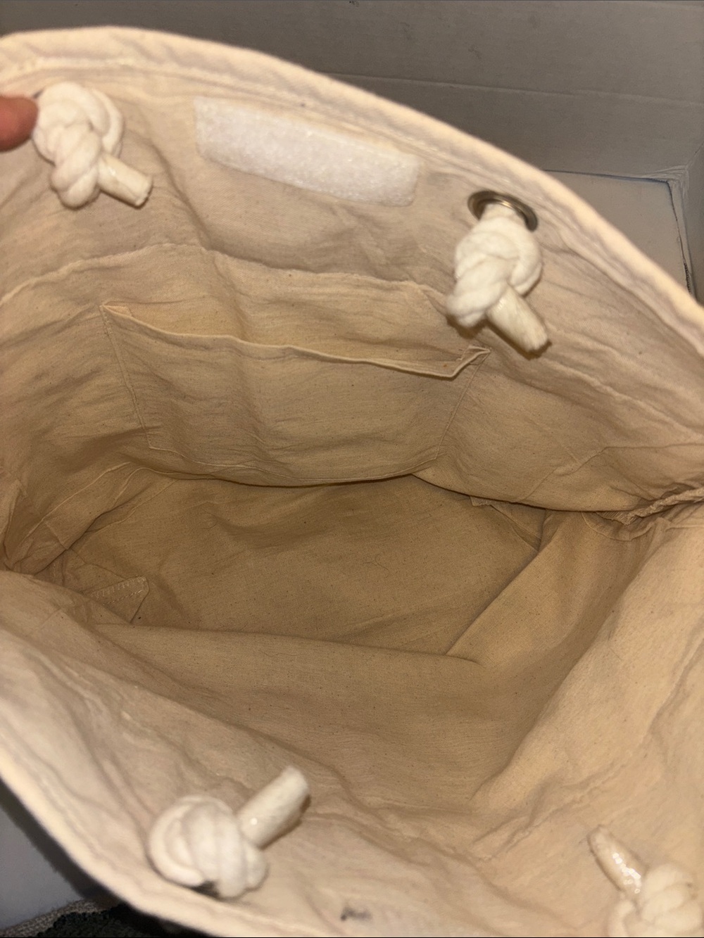 TELL YOUR DOG I SAY HELLO…DOG BRAND..BEACH TOTE..ANYTHING TOTE..JUTE AND COTTON. - Picture 11 of 16